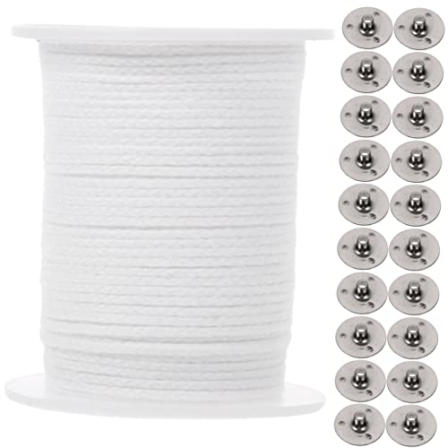 Set de mechas de algodón para velas DIY con bases