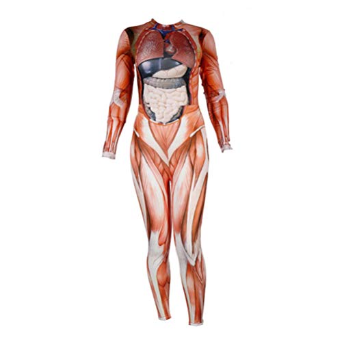 Combinaison moulante Halloween en polyester et spandex extensible pour grand confort de mouvement