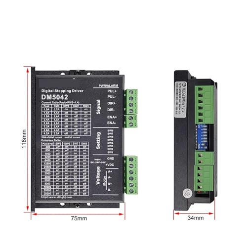 Pilote DM5042 pour motorisation fluide de machine de gravure laser