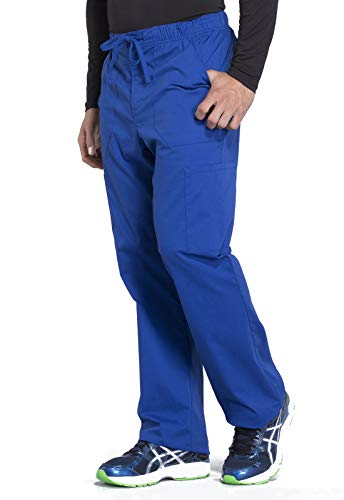 image for Cherokee Scrubs for Men Tapered Leg Cargo Scrub Pants with Zip Fly, 5 
