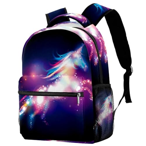 Sac à dos école licorne léger pour transporter un ordinateur sans douleur