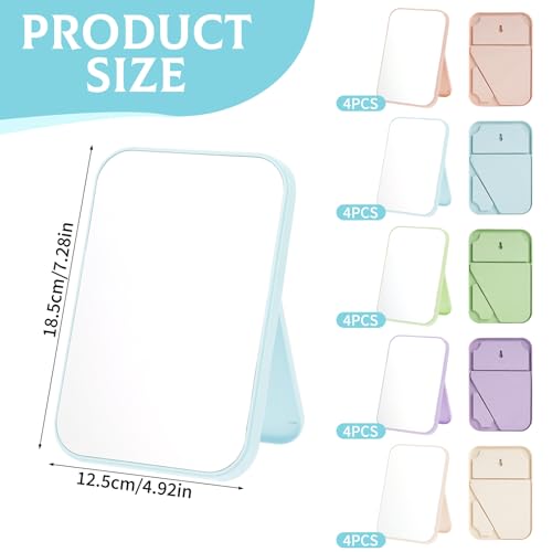 20 espejos de maquillaje rectangulares para spa party miniatura 2