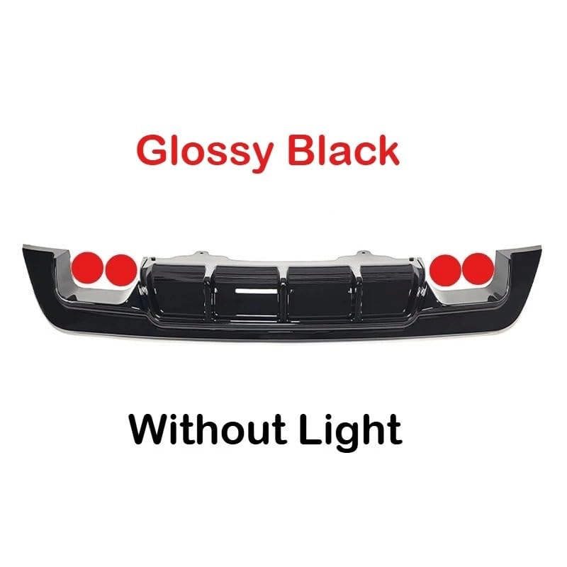 Difusor trasero para BMW Serie 5 E60 E61 MSport 2004-2010 spoiler protector inferior de coche 2