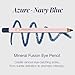Mineral Fusion Eye Pencil (Navy Blue - Azure) - Eyeliner with Soothing Chamomile, Meadowfoam & Vitamin E - Smooth & Long Lasting, Hypoallergenic, Non-Irritating Eye Makeup