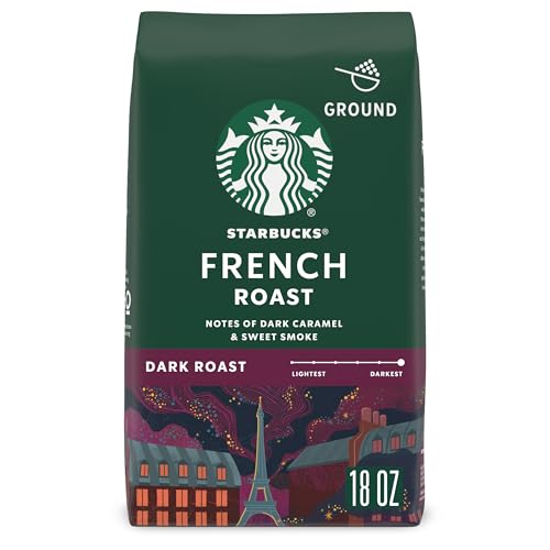 Starbucks Ground Coffee, Dark Roast Coffee, French Roast, 100% Arabica,