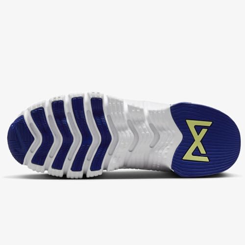 Nike Free Metcon 5 Women's Workout Shoes (DV3950-103, White/Fierce Pink/DEEP Royal Blue/Aquarius Blue) Size 144