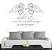 Produktbild A571 Wandtattoo "Liebe ist.. für immer!" 120cm x 80cm schwarz (erhältlich in 40 Farben)
