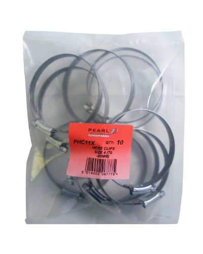 Image of Pearl PHC11X 90mm Size 4 Hose Clips (10 Pieces)