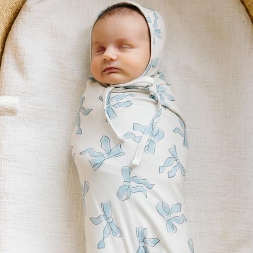 Image of Copper Pearl Swaddle Blankets for Newborns | Soft Stretchy Receiving Blankets for Boys and Girls | Large 46 x 46 Inch Baby Blankets | Lightweight and Breathable Swaddles | Daphne