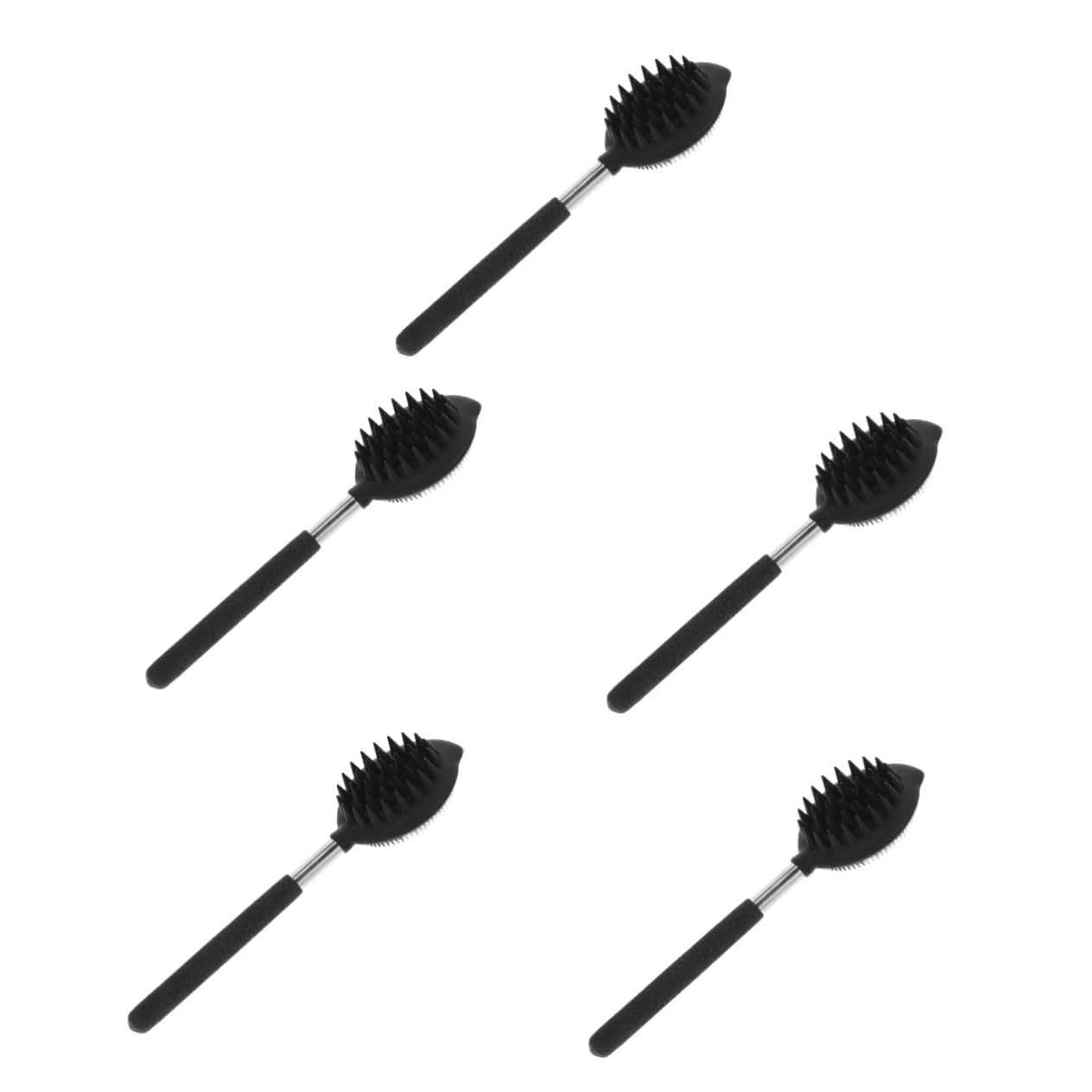 Baluue 5pezzi Massaggiante Silicone Per Scrubber Per Schiena Esfoliante e Massaggiante