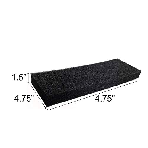 JIH Aquarium Filter Media Sponge Foam Coarse 19.5 x 4.75 x 1.5 inch, Fish Tank Cut to Fit Biochemical Filter Bio Sponge Pad - Thumbnail 3