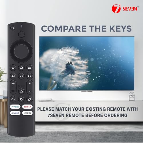 Image of 7SEVEN Compatible with Onida tv Remote Suitable for Fire OS 4k UHD Television 32 40 43 50 55 58 inches DLED ELED Onida fire tv Remote - No Alexa Feature or Voice Command