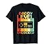 Herren Dad Level Unlocked Video Gamer Leveled Up to Daddy T-Shirt