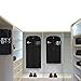 Home Haven Set of 3 Breathable Garment Bags for Storage and Travel - Gusseted Garment Bag Covers for Suit Carriers, Dress and Clothes - Suit Bag for Men (Black)