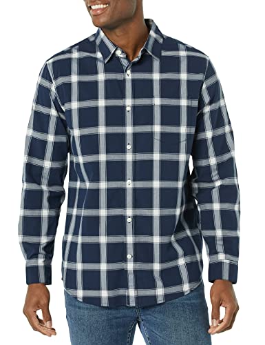 Amazon Essentials Men's Long-Sleeve Regular-fit Stretch Poplin Shirt - Image 5