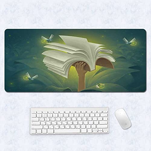 Tapis de souris gaming grande taille pour protéger le bureau et stabiliser le clavier