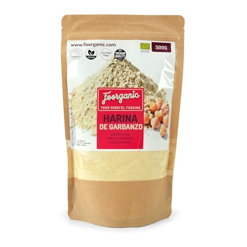 FOORGANICHarina de Garbanzo Foorganic 500g Ecológica y Sin Gluten |