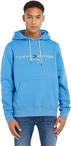 Tommy Hilfiger Herren Hoodie mit Kapuze, Blau (Iconic Blue), XL