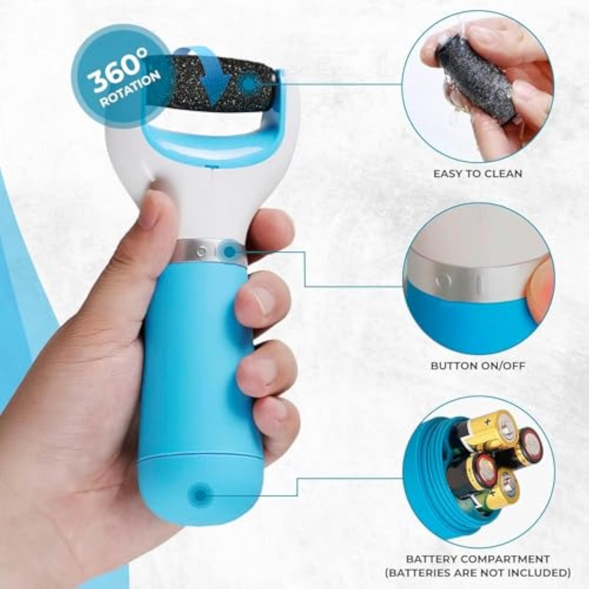 Foot Scrubber for Dead Skin Tools, Electronic Care