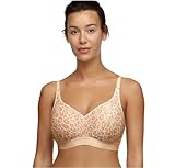 Chantelle Damen C Magnifique Full Bust Wireless BH mit voller Abdeckung, Neutrales Leopardenmuster, 90D