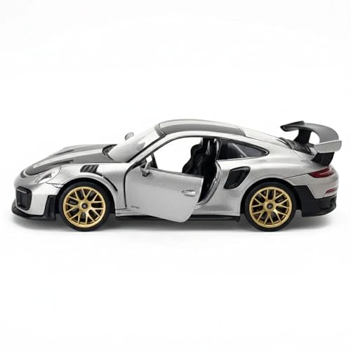 Image of Diecast Toy Cars for Kids & Collectors| 1:32 Scale | Pull Back Action Metal Model Car | Premium Detailing, Authentic Design, Sturdy Build | Gift Toy Car (Porsche 911 RS)