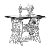Decoración de escritorio de máquina de coser vintage: de usos múltiples, buena decoración de paisajismo, especialmente para decoración de paisajes de casas en miniatura, muebles pequeños de casas de simulación