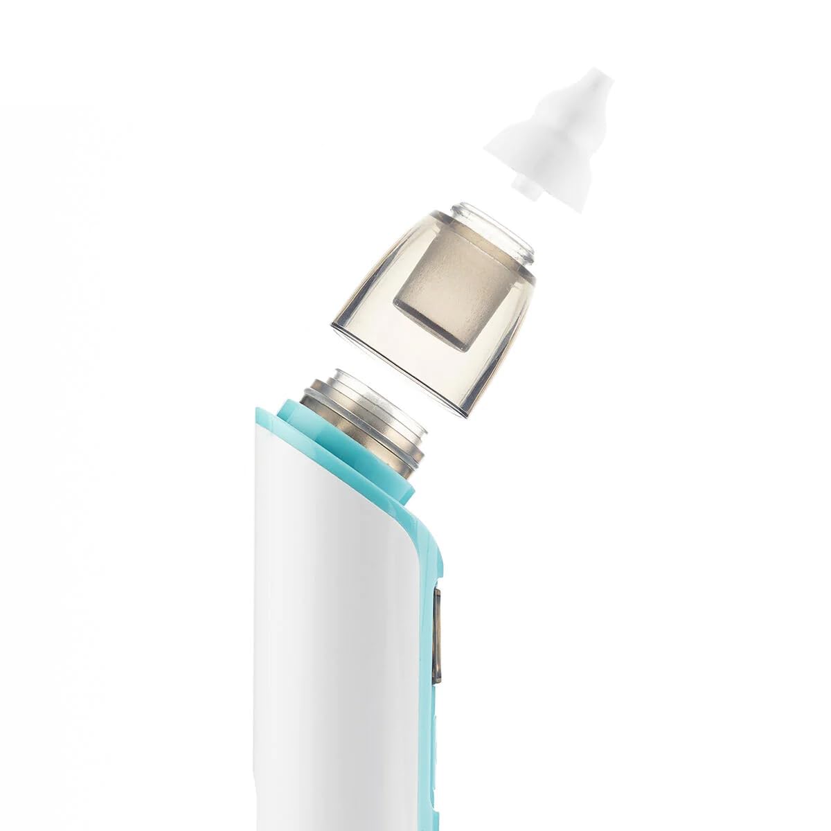 Aspiratore nasale elettrico con 2 bocchette nasali in silicone - Aspiratore nasale elettrico per neonati - Pulitore nasale per neonati - Ricaricabile a 6 velocità di aspirazione