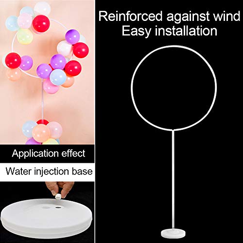 Set di archi a forma di palloncino, con base