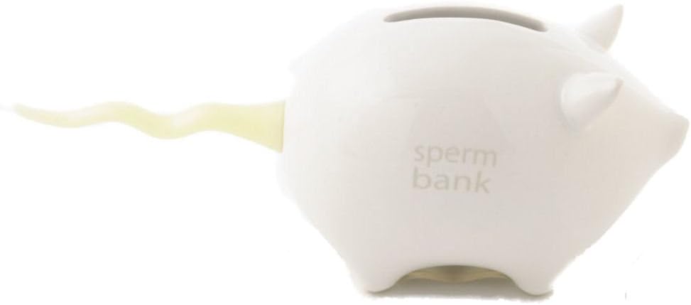 Money Talks Piggy Bank - Small Change - Sperm Bank
