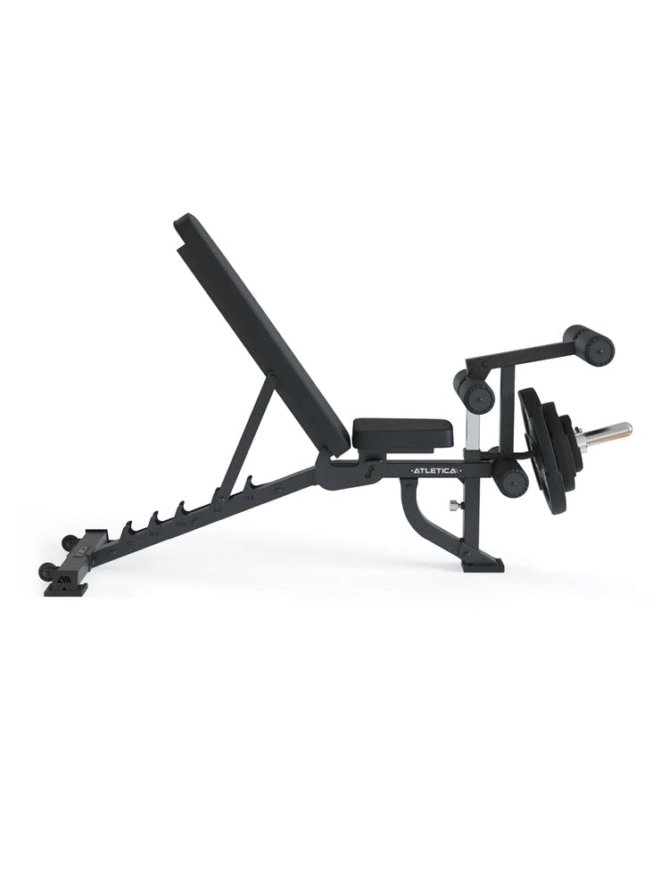 ATLETICA B2 LegMaster Beincurl Hantelbank | Leg Curl Beintraining, Schrägbank negativ verstellbar, Bis 400kg belastbar