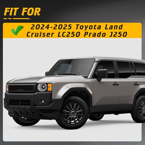 Image of Running Boards Fit for 2024-2026 Toyota Land Cruiser LC250 / Land Cruiser 1958,Low-Profile high Clearance Design,Heavy Duty Steel Side Steps