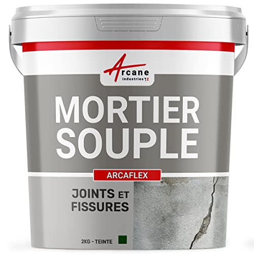 Mortier, joint, souple, réparation, fissure, béton, carrelage, mur, façade, piscine, bassin, traitement, acier, pvc: Arcaflex - 2 kg - ARCANE INDUSTRIES
