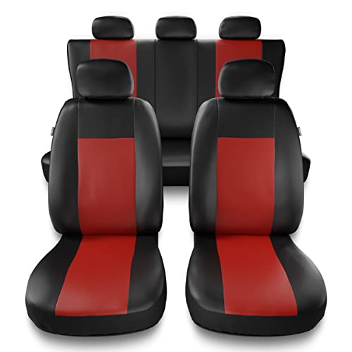 Mossa Fundas universales para Asientos de Coche adecuadas para Seat Leon (I, II, III) (1999-2019) - CM-RD