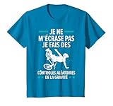 Je Ne M'écrasé Vététiste Humour VTT Idée Cadeau VTT T-Shirt...