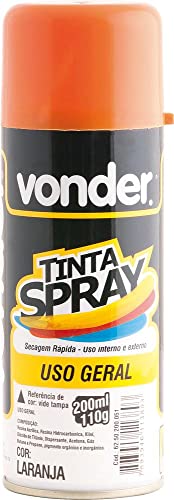 Vonder, Tinta Em Spray Laranja, Com 200 Ml.