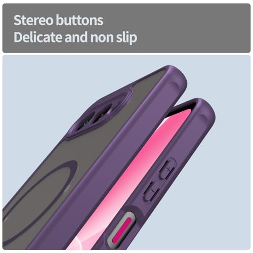 Image of Compatible with T-Mobile Revvl 8 Case Cover,Compatible with MagSafe,Anti-Fall,Compatible with T-Mobile T Phone 3 5G Cell Protective Phone Case Purple