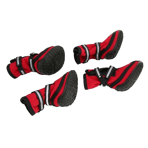 Chaussures de randonnée pour chien bottes imperméables réglables - 5