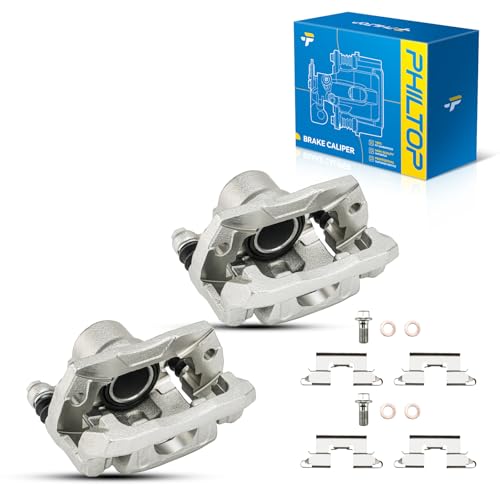 Image of PHILTOP Rear Brake Caliper Compatible with 2007-2010 Edge, 2007-2012 CX-7, 2007-2010 MKX, 18-B5042, 18-B5043
