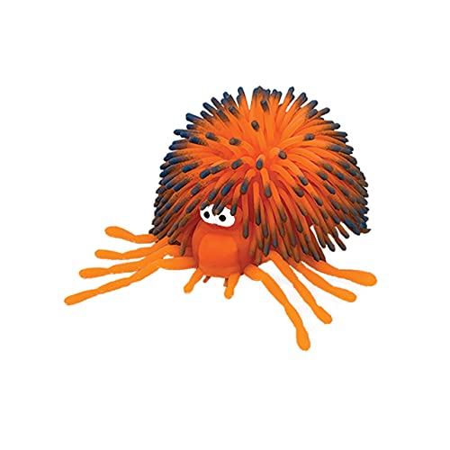 Stretchispider from Deluxebase. Mega Stretchy Spider Stress Toy. Great colourful squishy fidget toys for anxiety and anti stress for kids