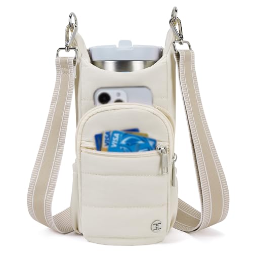 Telena Crossbody Water Bottle Holder for Women - Ideal for Walking, Hiking, and Cycling