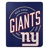 Northwest NFL New York Giants Unisex-Adult Fleece Throw Blanket, 50' x 60', Campaign