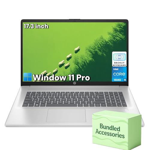 HP (�G�C�`�s�[) �t���b�O�V�b�v 17 �m�[�g�p�\�R�� - 17.3�C���` HD+ �X�N���[�� Intel 10-Core i5-1334U Intel Graphics �o�b�N���C�g�L�[�{�[�h Wi-Fi 6 Windows 11 Pro �r�W�l�X�m