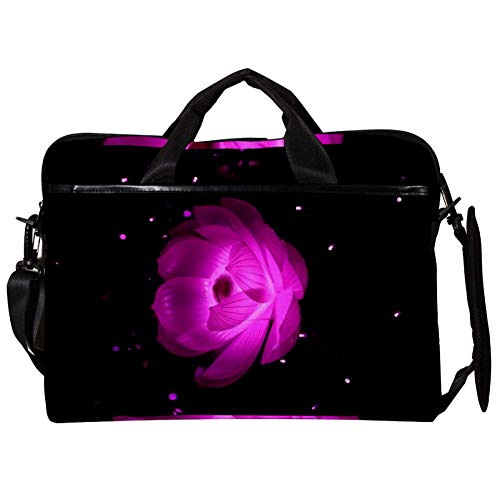 Bolso bandolera para portátil contra arañazos, maletín de 14 a 15,4 pulgadas color rosa