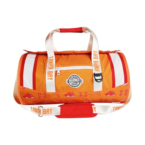 Varsity Cooler Tampa Bay Travel Party Duffel & Cooler – 30 Can Leakproof Insulated Tote Bag, Waterproof Soft Compartment for Tailgating, Golf, Beach, Carry-On Luggage & Outdoor Sports