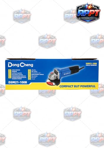 Image of DongCheng Angle Grinder | 900W | 100mm Wheel Diameter | 13000 RPM | Labyrinth Dustproof Structure | Rear Toggle Switch | Heavy Duty | Two Cutting Wheel & One Pair Of Hand Gloves FREE | DSM21-100B |