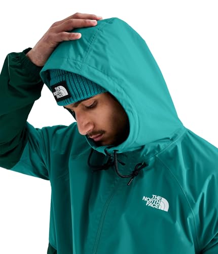 Image of THE NORTH FACE Men's Antora Rain Hoodie | Windproof & Waterproof With Adjustable Hood, Drawcord Hem