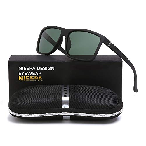 Image of Men's Sports Polarized Sunglasses Square Frame Glasses NP1007