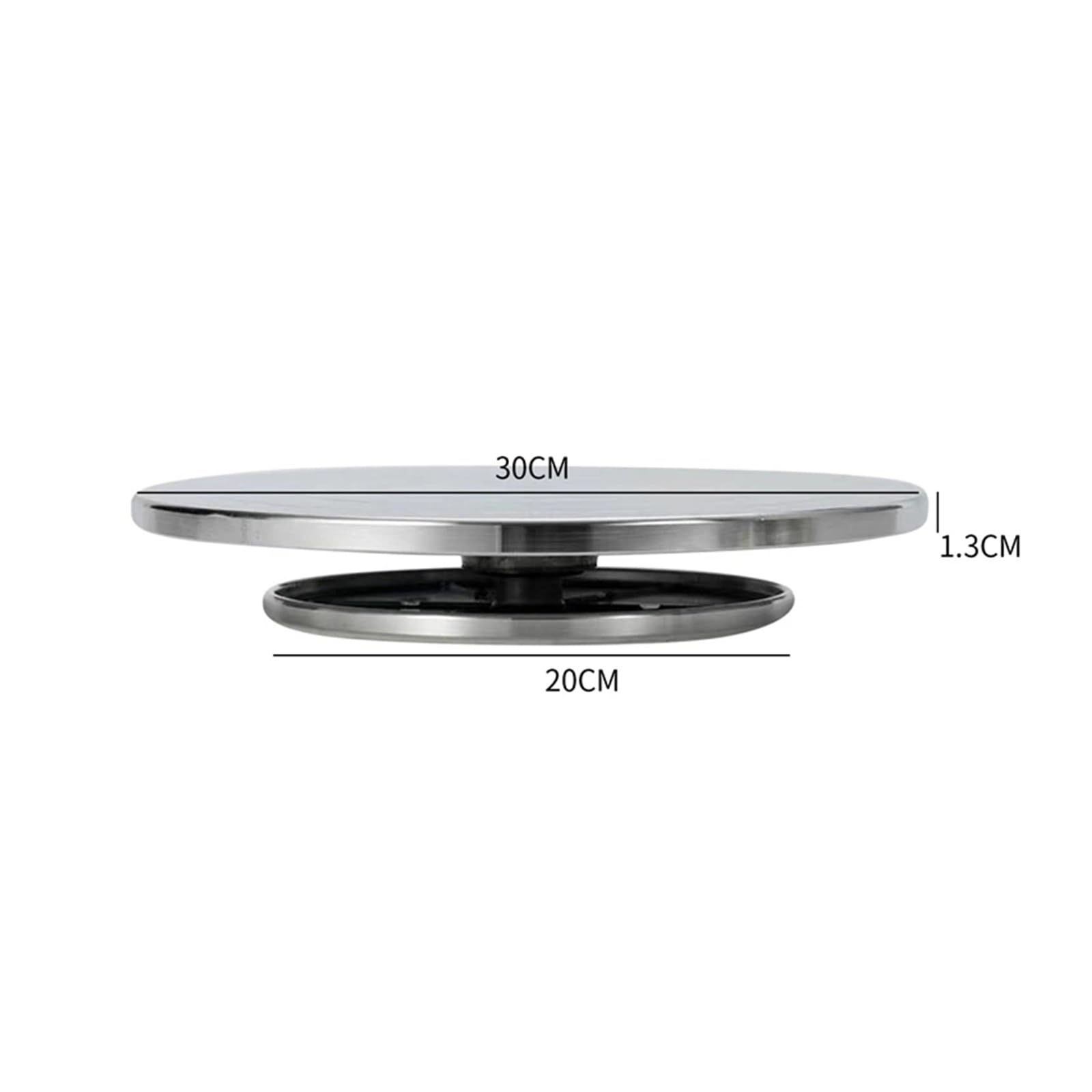 Tornio per Ceramica,Ceramica Ruota Piattaforma Girevole in Lega di Alluminio a Doppia Faccia for Strumenti rotanti con Ruota in Ceramica Piattaforma for Scultura in Argilla