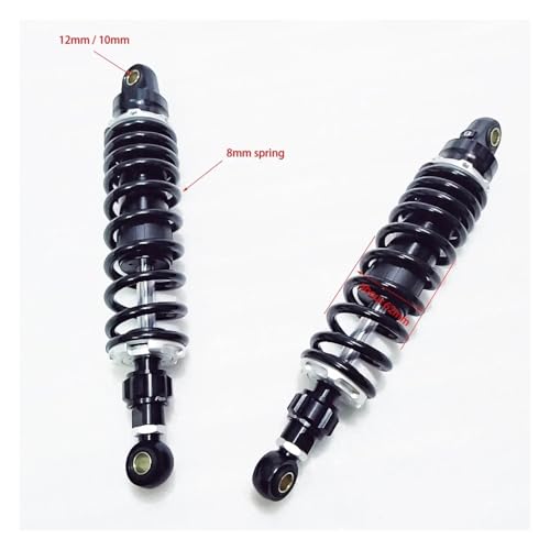 Amortisseur de moto réglable avec ressort 8mm suspension arrière précise - 2