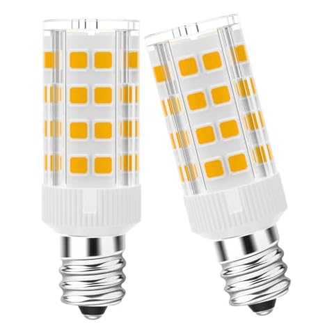 Dryer Light Bulb 120V 10W 15W Halogen Bulb Equivalent,2W LED Dryer Drum Bulb for Hotpoint,GE,Whirlpool,Kenmore,KitchenAid,Replace WE05X20431,22002263,WE4M305,WP3395618,3000K Warm White,2Pack Cover